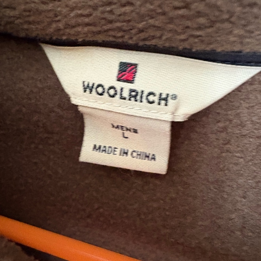 Woolrich Brown Full-Zip Fleece Jacket - Picture 2 of 5